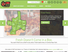 Tablet Screenshot of cnyfresh.com